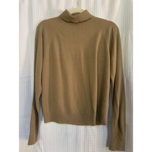 Hickory House‎ Womens 40 Vintage Long Sleeve Sweater FuturaLon Brown Secretary
